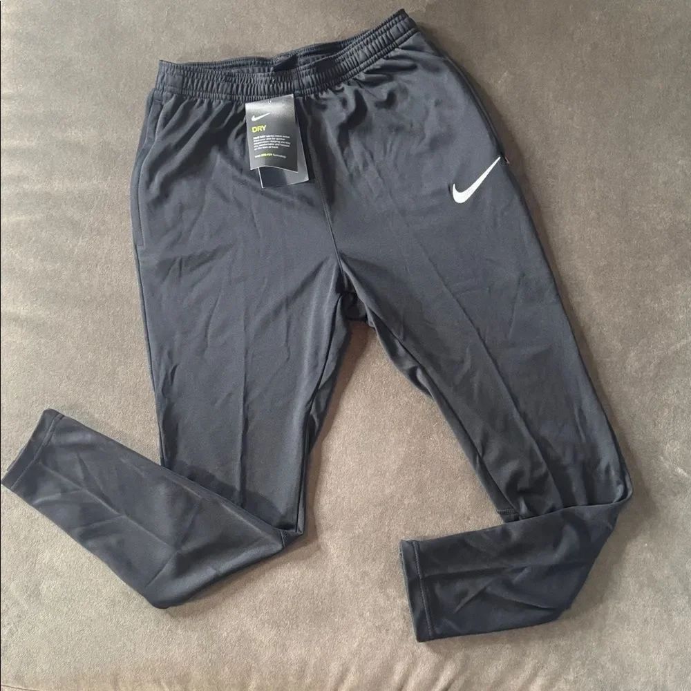 Nike Youth Unisex Black Dri-Fit Sport Training Pant Zip Pocket 893746-010 Size M